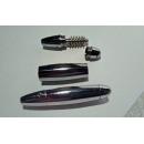 Smokeless Chrome Club Pipe with pointed end